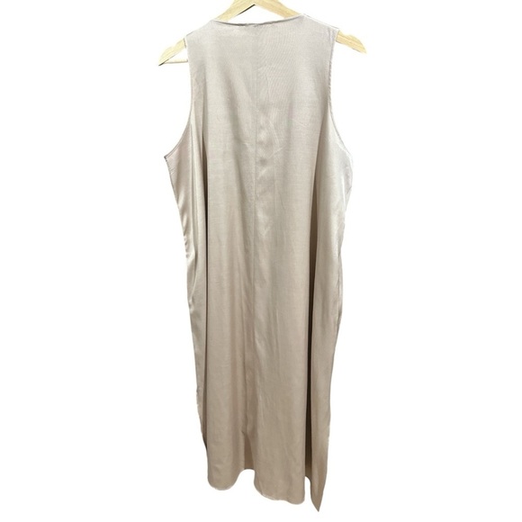 EUC - Elaine Kim Tabitha Cupro V-Neck Sweater - Size Large - Picture 4 of 5